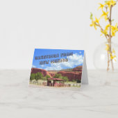 Grüße vom New Mexiko Notecard 2 Karte (Gelbe Blume)