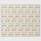 Grüße vom Nordpol Geschenkpapier (Flach)