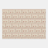 Grüße vom Nordpol Geschenkpapier Set (Vorderseite)