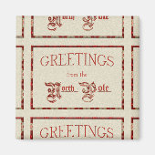 Grüße vom Nordpol Magnet (Vorne)