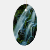 Grüße vom Poconos schönen Wasserfall Keramikornament (Rechts)