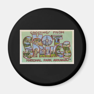 Grüße vom Quellen-Nationalpark Arkansas Magnet