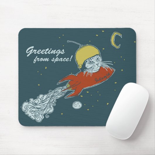 Grüße vom Raum - somc mousepad (Mit Mouse)