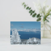 Grüße vom See Tahoe! Postkarte (Stehend Vorderseite)