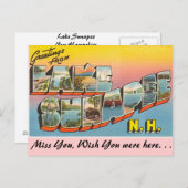 Grüße vom Sonnensee Postkarte (Vorne/Hinten)