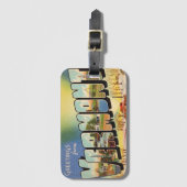 Grüße vom Staat Vermont Gepäckanhänger (Vorderseite Vertikal)