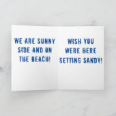 Grüße vom Strand! Karte (Innenseite)