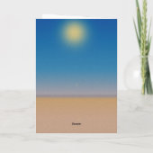 Grüße vom Strand! Karte (Rückseite)