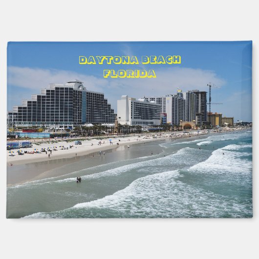 Grüße vom Strand von Daytona, Florida Magnet (Vorderseite)