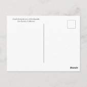 Grüße vom Strand von Pebble! Postkarte (Rückseite)