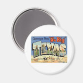 Grüße vom Texas Magnet (Vorderseite/Rückseite)