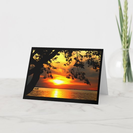 Grüße vom Ufer des Winnebago Karte (Vorderseite)