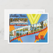Grüße vom Winnipesaukee-See, New Hampshire Postkarte (Vorne/Hinten)