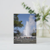 Grüße vom Yellowstone Nationalpark Postcard Postkarte (Stehend Vorderseite)