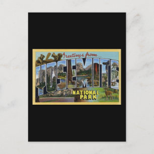 Grüße vom Yosemite-Nationalpark Postkarte