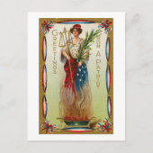 Grüße von A Patriot Postkarte (Vorderseite)