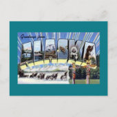 Grüße von Alaska Postkarte (Vorderseite)
