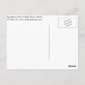 Grüße von Alaska - Symphony Lake Postcard Postkarte (Rückseite)