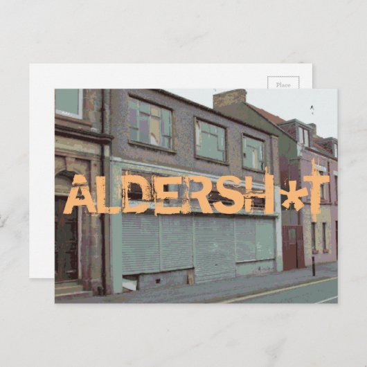 Grüße von Aldersh*t Postkarten (Vorne/Hinten)