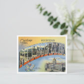 Grüße von Allentown, Pennsylvania Travel Postkarte (Stehend Vorderseite)