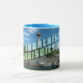 Grüße von Anarchist Seattle! Tasse (Zentrum)