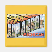 Grüße von Ann Arbor, Michigan! Magnet (Vorne)
