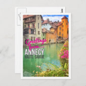 Grüße von...Annecy - Postcard Postkarte (Vorne/Hinten)