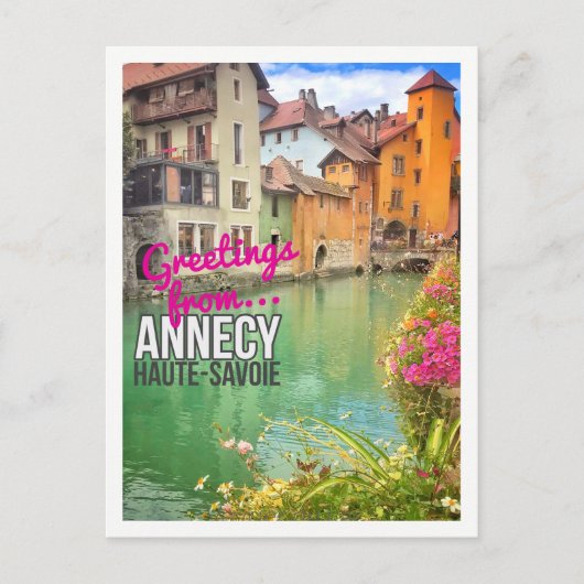 Grüße von...Annecy - Postcard Postkarte (Vorderseite)