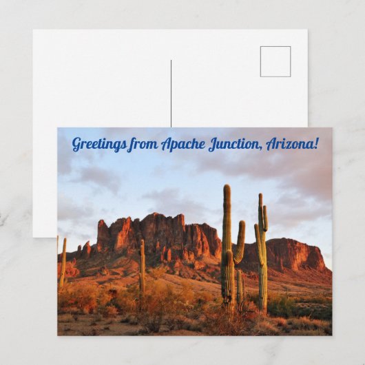 Grüße von Apache Junction, Arizona Postcard Postkarte (Vorne/Hinten)