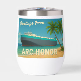 "Grüße von ARC Honor" Isolierbecher
