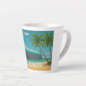 "Grüße von ARC Honor" Latte-Tasse Milchtasse (Rechte Ecke)