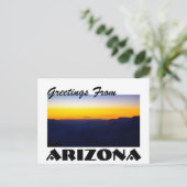 Grüße von Arizona Grand Canyon Postkarte (Stehend Vorderseite)