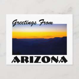 Grüße von Arizona Grand Canyon Postkarte