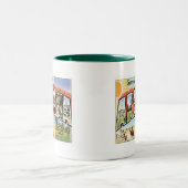 Grüße von Arizona Zweifarbige Tasse (Mittel)