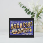 Grüße von Arkansas Ozarks Postkarte (Stehend Vorderseite)