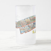 Grüße von Asbury Park New-Jersey Mattglas Bierglas (Mittel)