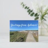 Grüße von Asilomar! Postkarte (Stehend Vorderseite)