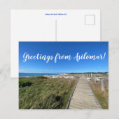 Grüße von Asilomar! Postkarte (Vorne/Hinten)