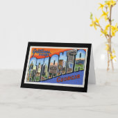 Grüße von Atlanta Karte (Gelbe Blume)