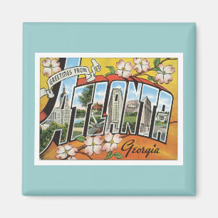 Grüße von Atlanta Magnet