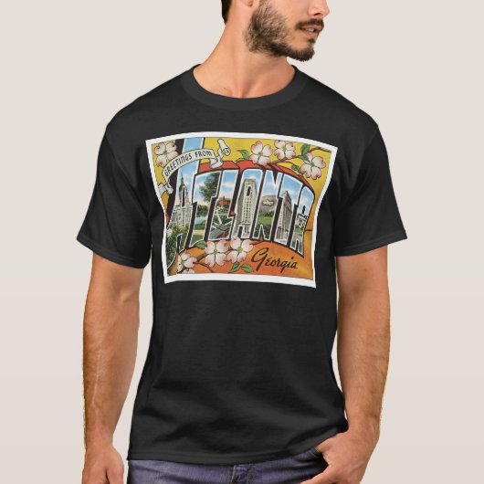 Grüße von Atlanta T-Shirt (Vorderseite)