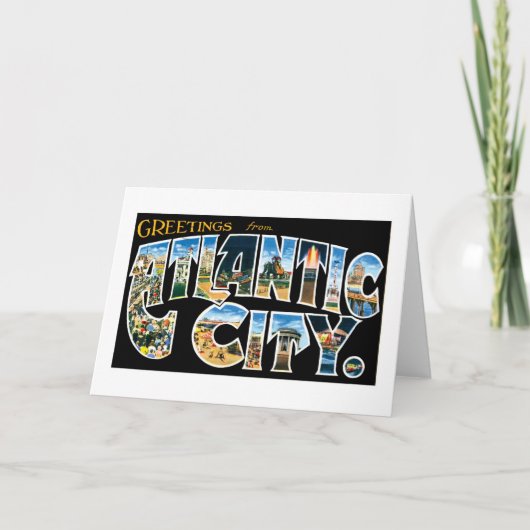 Grüße von Atlantic City! Karte (Vorderseite)