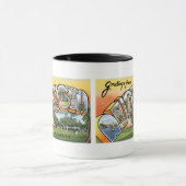 Grüße von Augusta, GA! Postkarte Tasse (Zentrum)