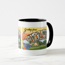 Grüße von Augusta, GA! Postkarte Tasse