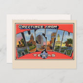 Grüße von Austin Texas Large Letter Postcard Postkarte (Vorne/Hinten)