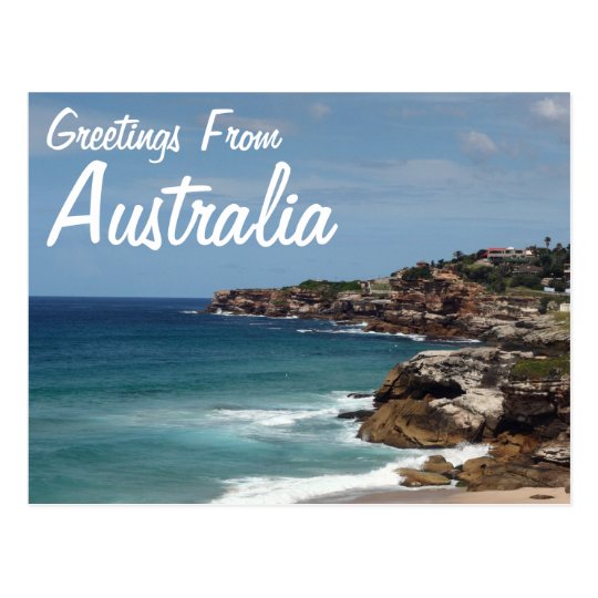 Grusse Von Australien Postkarte Postkarte Zazzle De