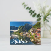 Grüße von Austria Postcard Hallstatt Postkarte (Stehend Vorderseite)