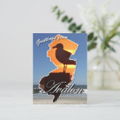 Grüße von Avalon Postkarte (Stehend Vorderseite)