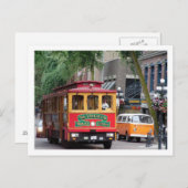 Grüße von B.C Kanada/Vancouver Trolley Postkarte (Vorne/Hinten)