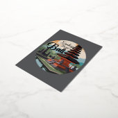 Grüße von Bali Sign Folien Feiertagspostkarte (Gedreht)